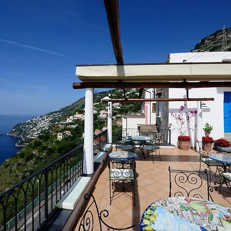 La Casa Del Melograno Villa Furore Bagian luar foto